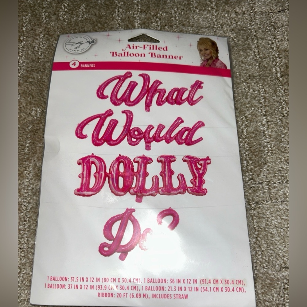 What Would Dolly Do? Party Balloons Country Theme Decorations Dolly Parton